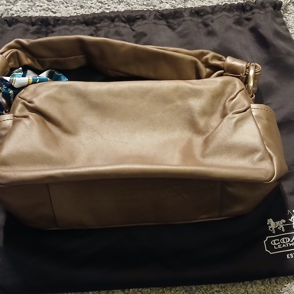 ✨ Coach Parker Leather Shoulder Bag – Cinnamon Shimmer | BNWT + Dust Bag (2009) - Picture 8 of 8